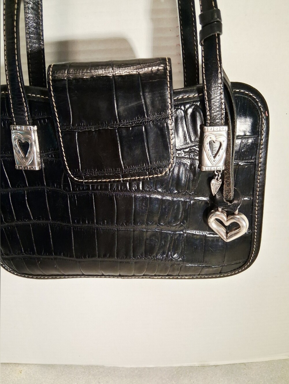Brighton Black Leather Purse